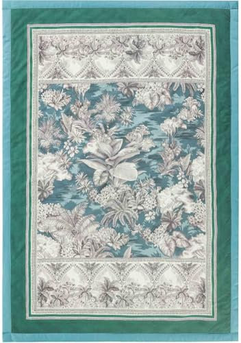 Bassetti BOBOLI Plaid aus 100% Baumwolle in der Farbe Verde V1, Maße: 155x220 cm - 9330121