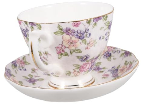 PHENOFICE Taza Vintage Banda De Té Vajilla Diseño Moderno Para Meriendas Hogar Oficina