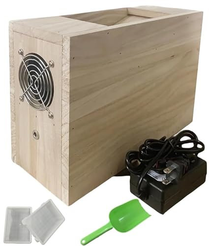 Vogelfutter-Schalenspalter, elektrische Getreidereinigungs-Winnower-Maschine mit vergrößerter Fütterungsöffnung und Lüfter mit Einstellbarer Geschwindigkeit, für Hirse, sonstige Körner, Melonenkerne