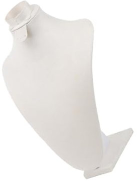 Itkcozcg Accessorio alla moda, elegante e robusto espositore per collane, piccolo busto in legno, accessorio portatile per controsoffitto vetrina
