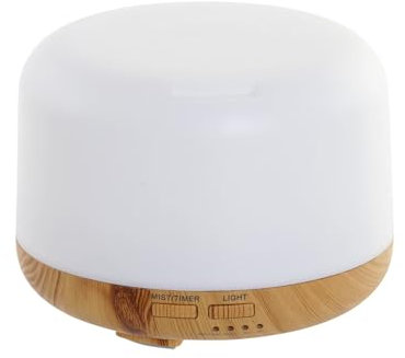 DIFUSOR AROMA LED 13,5X13,5X15,5 300 ML, HUMIDIFIC