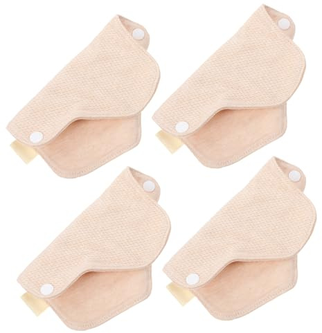 TOVINANNA 4pezzi Coppette Assorbilatte per Allattamento Assorbenti Lavabili per Ciclo Mestruale Assorbenti Igienici Riutilizzabili Mestruali Lavabili Materiali Sicuri e Delicati