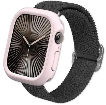 RhinoShield Bumper Case kompatibel mit Apple Watch Series 11/10 [42mm] | CrashGuard NX - Stoßdämpfende Schutzhülle im schlanken Design, rutschfest - Himbeer-Sorbet