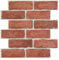 COMSTICKC 3D Wandpaneele Selbstklebend Steinoptik Rot, Hochwertige, 10 Stück, 3D Wandverkleidung Selbstklebend Ziegel Tapete 3D PVC Wandpaneele Innenwanddekoration,30x30 cm, Wasserdicht