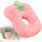 Hengrongshen Piercing Kissen, Nickerchen Donut Kissen Piercing, Büro Nickerchenkissen, Piercing Pillow für Zuhause, Büro, Flugzeug (Rosa)