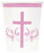 Unique 82066EU Lot de 8 gobelets en papier sans plastique Rose 266 ml