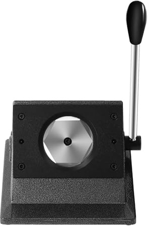 58mm Knopf Papierschneider, Grafik Stanzer Abzeichen Schneider Kreisschneider, Manueller Runder Button Maker, Tischmontage Rundstanzmaschine, für Abzeichen, Fotopapier, Kunstpapier, Scrapboard