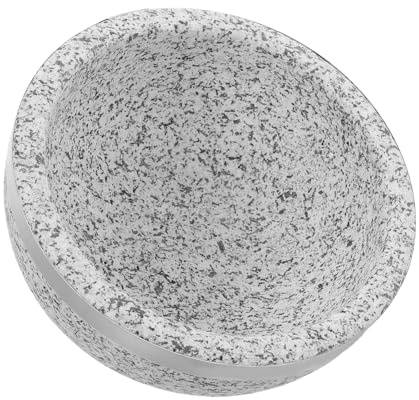 VICASKY Bol Diffuseur D’huiles Essentielles pour Sauna en Pierre Naturelle 400 ML Diamètre 14 Cm Thermostable, Diffuseur Aromathérapie pour Spa et Hammam à Domicile