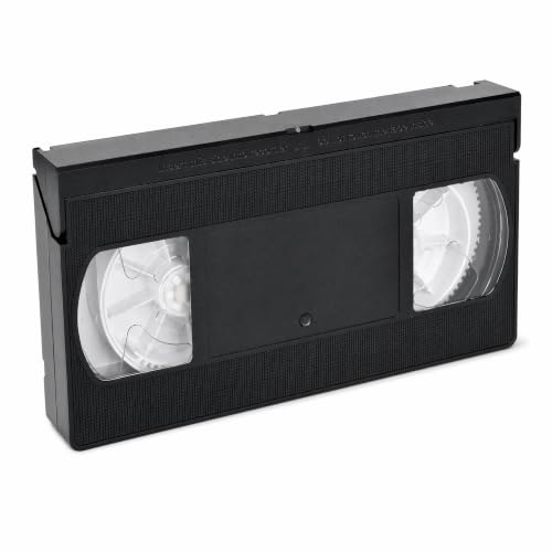 VHS Videorecorder Reinigungskassette - Trockentechnologie Video Kopfreiniger für Kassettenrekorder & VHS Player, Wiederverwendbares Reinigungsset, Behebt Bildflimmern (Keine Flüssigkeit Erforderlich)