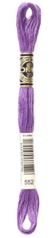 DMG Plaid Cotton Thread, Variegated for Stitching, 8 Metres Coloris / 552