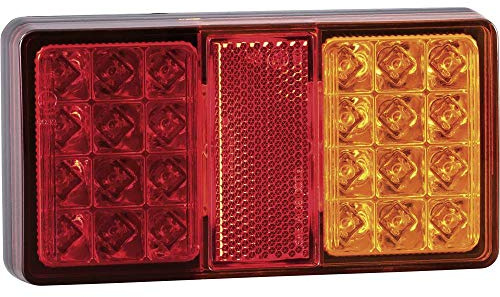 SecoRüt 13231 Anhaenger Bremslicht, Reflektor, Blinker, Rueckleuchte Links, rechts 12 V, 24V