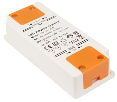 Mini LED Transformator 12V DC 1,3A 16W elektronischer Trafo Treiber Netzteil LEDs