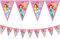 Procos 85013 - Wimpel-Kette Disney Princess Dreaming, Länge 2,3 m, Girlande, Fahnen-Dekoration, Hänge-Deko, Geburtstag, Mottoparty