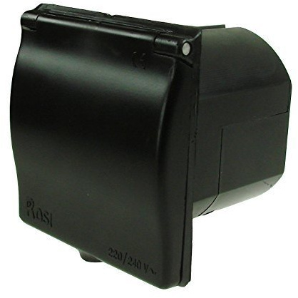 240v Square Inlet Black (K4)