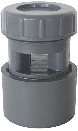Adequa Polychlorure de vinyle (PVC) Clapet équilibreur de pression/Aérateur à membrane en PVC 32/40 / 50 mm.