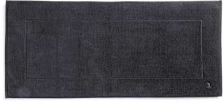 möve Superwuschel Badteppich 60 x 130 cm aus 100% Baumwolle, dark grey