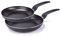 Moneta Set poêles Stratomax Induction Pad. aluminium, 24 + 28 cm, Noir