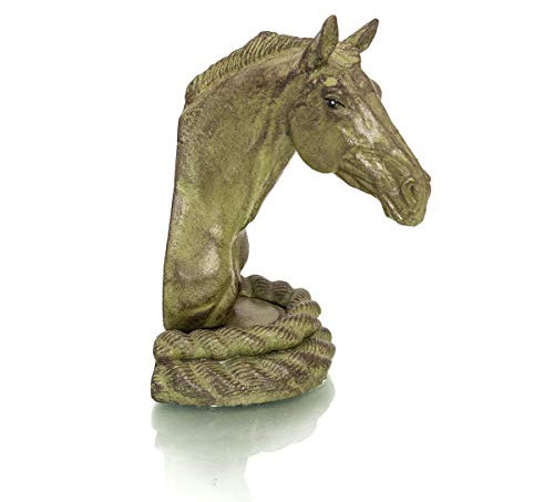 Antikas - Serre-livres cheval, tête de cheval en filigrane, support de livres.