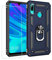 JOYTAG kompatibel für Coque Huawei P Smart 2019,Etui + Film de Verre trempé magnétique Support Armure Robuste Antichoc Silicone TPU 360 degré Cas de téléphone de Voiture Bumper-Bleu