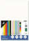 Kangaro - Tonpapier Cremeweiß DIN A4 - 120g/m² FSC mix – 100 pack - Briefpapier Bastelpapier DIY, 29.7x21x1.5