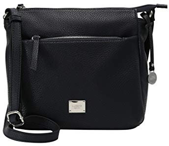L.CREDI Damen Budapest Handbag, Marine