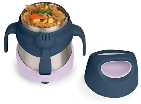 b.box Thermos Alimentaire Chaud | Boite Repas Isotherme pour Enfant | Boite Isotherme Pour Repas Chaud | Acier Inoxydable à Double Paroi, Garde les Aliments au Frais ou au Chaud | 335 ml