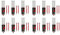 CHEMOFAST 2K Epoxy Power Glue, 2 Komponenten-Epoxidharz Kleber, Metall Stein Kunststoff, innen & außen, transparent, 12x25ml inkl. 24 Mischer