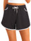 APTRO Damen Badeshorts Strandshorts Boardshorts Badehose Wassersport UV Schutz Sommer Sport Shorts Schwarz WS251 M