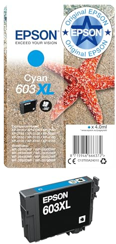 Epson Ink/604XL 603XL Seestern 4,0 ml CY SEC
