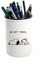 Giftme No Not Today Peanut Dog Birthday, Christmas, Secret Santa Stocking Filler Desk Pen/Pencil Pot Makeup Brushes Holder Stuff Storage Pot