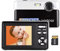 Andoer 4K Compact Digital Camera Video Camcorder 2.4 Inch IPS Screen 16X Digital Zoom Anti-shake Smile Capture Built-in Flash Battery with 32GB Memory Card for Kids Teens Friends