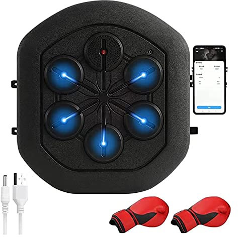 YGWXYYZJ Boxhandschuhe für Kinder, Erwachsene, wiederaufladbar, Bluetooth, LED-beleuchtet, robust und langlebig, bequem zu tragen