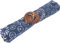 GURU SHOP Bali Batik Sarongkleid, Wickelrock, Sarong, Strand Tuch mit Sarongschnalle - Design 3/blau, Herren/Damen, Synthetisch, 160x100 cm