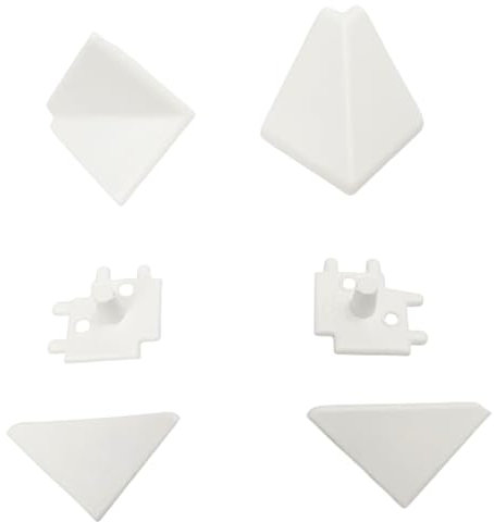 Evotrade Alzatine para encimeras de cocina, hombro para top, longitud 2 metros de PVC | Colores a elección + Accesorios (2 tapas finales + 2 uniones angulares) Made in Italy (Accesorios de