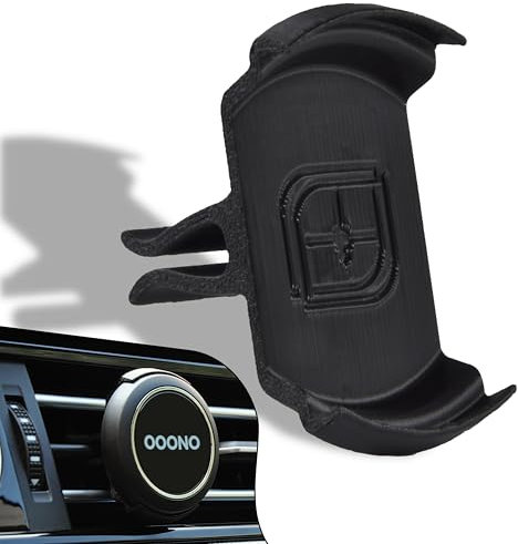 Lüftungsgitter Halterung für OOONO CO-Driver NO1 formstabil Clip Mount Lüftungsschlitz Lüftung schwarz Auto KFZ Zubehör Lüftung