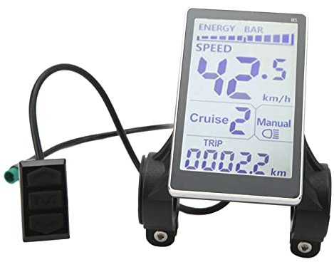 Akozon Elektrofahrrad-LCD Pin 24 V 36 V 48 V 60 V Universal-Desktop-Motherboard DDR4-Messgerät 5 Elektronik-Gadgets-Sockel LGA 1151 E-Scooter M5-Panel-Bildschirm für 31 8-22