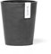 Ecopots Blumentopf Morinda für Orchideen - dunkel grau - Durchmesser Ø 17 cm rund - mit Wasserablauf - Pflanzentopf aus Recycling Kunststoff - modern für Indoor und Outdoor