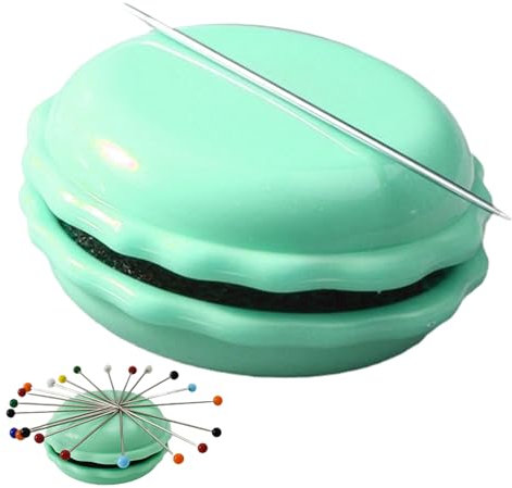 Veeteah Nadel-Minder-Magnet | Magnetischer Nadelhalter in Macaron-Form | Handarbeitszubehör, magnetischer Nadelhalter für Stickerei-Nähnadeln