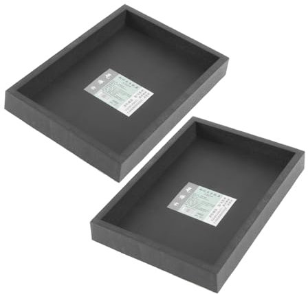 OFFSCH Bac À Eau Épais pour Pots De Fleurs Plateaux Rectangulaires pour Pots De Fleurs Plateaux De Jardin Drainage