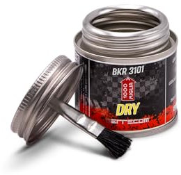 1000 Miglia BKR 3101 Lubrificante Catena Bici Dry - 60 ml, per Condizioni Asciutte e Polverose, Clima Secco, Barattolo All-In-One con Pennello incluso