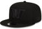 New Era NFL 9FIFTY Black On Black Adjustable Snapback Hat Cap One Size Fits All, Washington Commanders, Einheitsgröße
