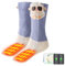 Heated Socks for Kids - Boys and Girls Foot Warmer Electric Heating Socks with 4000mah Battery, 3 Heating Levels
