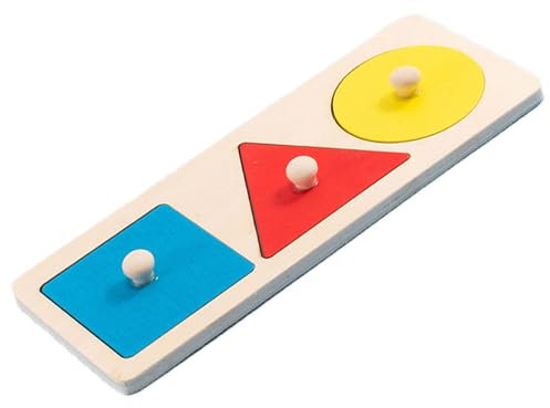 Baby Puzzle,Tangram Geometrische Formen Pädagogisches Geometrie Puzzlespiel Tangram Kinder Holzpuzzle Puzzle mit Griffloch Für Baby Kleinkinder Kinder Lernspielzeug