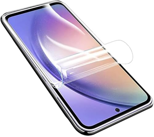 3 Piezas Protector de Pantalla para Samsung Galaxy A54 5G | Película de Hidrogel Flexible de transparentes TPU [alta sensibilidad][no vidrio templado]