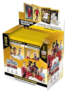 TOPPS Match Attax UCL-Kartenumschlag 24–25 X 24