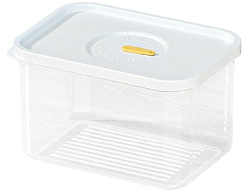 Raw Meat Fridge Container - Fruit Containers For Fridge | Salad Crisper Box | Meat Storage Box | Bacon Lunch Meat Container | Meat Storage Containers | Airtight Lunch Meat Saver For Refrigerator