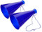 KOMBIUDA 2 Stk Jubelndes Horn Jubelhorn Jubelnde Requisiten Kinder Jubeln Requisiten Cheerleader-megaphon Megaphon-lautsprecher Trompeten Spielzeug Jubelnde Megafone Party-horn Blue Plastik