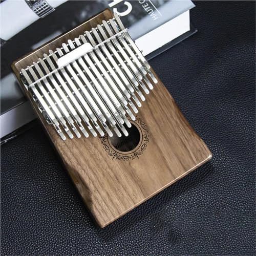 Thumb Piano 34 Keys Kalimba Solid Wooden Thumb Piano Keyboard Instrument Hand Held Piano Gift(Style 2)