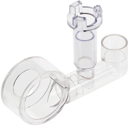 MiOYOOW Aquarium Filter, Adjustable Fish Tank Skimmer Slow Flow Outlet Outflow Drains Oil Remover for Lily Pipe Planted Tank 12/16MM