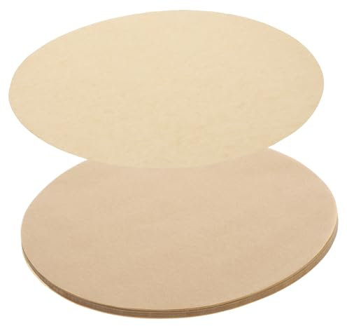 TOPPERFUN 100 Feuilles Papier de Cuisson Antiadhésif pour Friteuse à Air Rondes Papier Sulfurisé pour Cuisson Maintien des Aliments pour Pains Gâteaux Accessoires de Cuisine